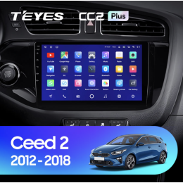 Штатная магнитола Teyes CC2 Plus 4/64 ГБ для Kia Ceed II 2012-2018 на Android 10.0