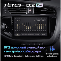 Штатная магнитола Teyes CC2 Plus 4/64 ГБ для Kia Ceed II 2012-2018 на Android 10.0