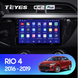 Штатная магнитола Teyes CC2 Plus 4/64 ГБ для KIA Rio IV 2017-2020 на Android 10.0