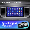 Штатная магнитола Teyes CC2 Plus 4/64 ГБ для KIA Sportage IV 2018-2022 на Android 10.0