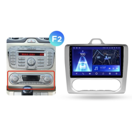 Автомагнитола Teyes CC2 Plus 3/32 ГБ для Ford Focus II 2005-2011 (климат) на Android 10.0