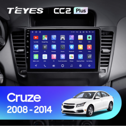 Штатная магнитола Teyes CC2 Plus 4/64 ГБ для Chevrolet Cruze I 2009-2012 на Android 10.0