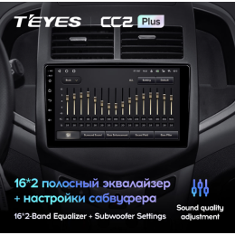 Штатная магнитола Teyes CC2 Plus 4/64 ГБ для Chevrolet Aveo 2011-2020 на Android 10.0