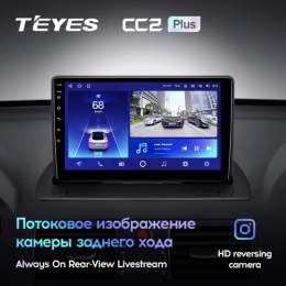 Штатная магнитола Teyes CC2 Plus 4/64 ГБ для Volvo XC90 I 2006-2014 на Android 10.0