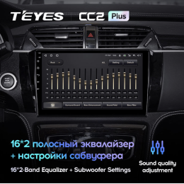 Штатная магнитола Teyes CC2 Plus 4/64 ГБ для Zotye T600 на Android 10.0