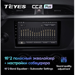 Штатная магнитола Teyes CC2 Plus 4/64 ГБ для KIA Rio IV 2020-2023 на Android 10.0