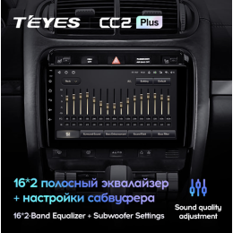 Штатная магнитола Teyes CC2 Plus 4/64 ГБ для Porsche Cayenne I (955) 2002-2006 на Android 10.0