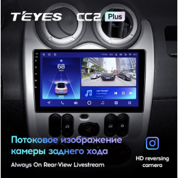 Штатная магнитола Teyes CC2 Plus 4/64 ГБ для Renault Logan, Sandero 2009-2013 на Android 10.0
