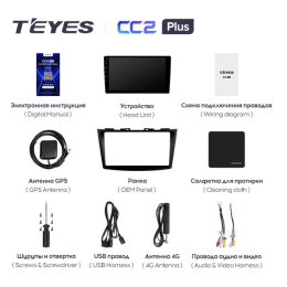 Штатная магнитола Teyes CC2 Plus 4/64 ГБ для Suzuki Swift IV 2011-2017 на Android 10.0