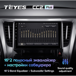 Штатная магнитола Teyes CC2 Plus 4/64 ГБ для Toyota Alphard III 2015-2020 на Android 10.0