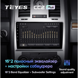 Штатная магнитола Teyes CC2 Plus 4/64 ГБ для Chrysler 300C I 2004-2011 на Android 10.0