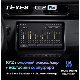 Штатная магнитола Teyes CC2 Plus 4/64 ГБ для Renault Duster 2020+ на Android 10.0