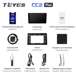 Штатная магнитола Teyes CC2 Plus 4/64 ГБ для Renault Duster 2020+ на Android 10.0