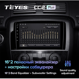 Штатная магнитола Teyes CC2 Plus 4/64 ГБ для Mercedes R-class на Android 10.0
