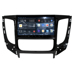 Штатная магнитола Redpower 71424 для Mitsubishi Pajero Sport III, L200 V 2015-2021 МКП с климат-контролем на Android 10.0