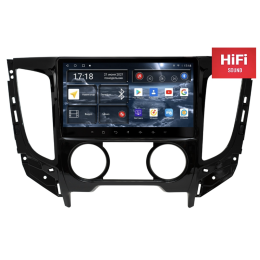 Штатная магнитола Redpower 75425 Hi-Fi для Mitsubishi L200 2015-2019 на Android 10.0 с кондиционером