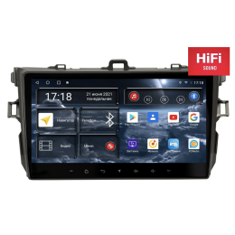 Штатная магнитола Redpower 75163 Hi-Fi для Toyota Corolla X (E140, E150) 2006-2013 на Android 10.0