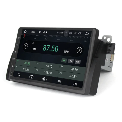 Штатная магнитола CarMedia XN-9506-P6 для BMW 3 (E46) на Android 10.0
