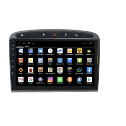 Parafar для Peugeot 308 и 408 2010-2017 серая на Android 12.0 (PF081XHD-G)