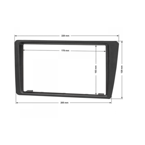 ПЕРЕХОДНАЯ РАМКА HONDA CIVIC VII 2DIN Incar 99-7860A