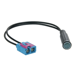Переходник ISO АНТЕННЫЙ для VW, Audi, Opel, Skoda (Fakra двойной - aзия) INCAR ISO ANT-19