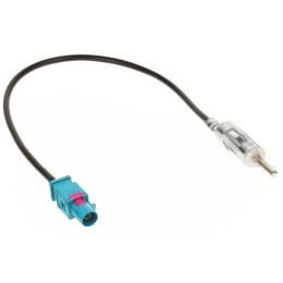Переходник ISO АНТЕННЫЙ для VW, Audi, Opel, Skoda, Renault, Peugeot, Citroen, LADA прямой длинный INCAR ISO ANT-1