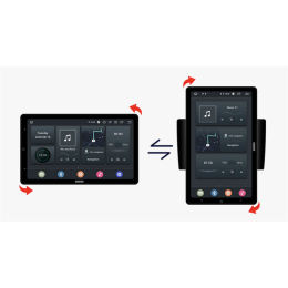 CarMedia OL-1631-RL TESLA (вертикально-поворотный экран) для Peugeot 4008 2012-2018 на Android 10.0
