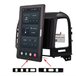 CarMedia OL-9717-RL TESLA (вертикально-поворотный экран) для Hyundai Santa Fe II 2005-2012 на Android 10.0
