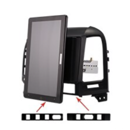 CarMedia OL-9717-RL TESLA (вертикально-поворотный экран) для Hyundai Santa Fe II 2005-2012 на Android 10.0