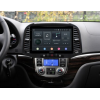 Штатная магнитола CarMedia OL-9717-RL TESLA (вертикально-поворотный экран) для Hyundai Santa Fe II 2005-2012 на Android 10.0