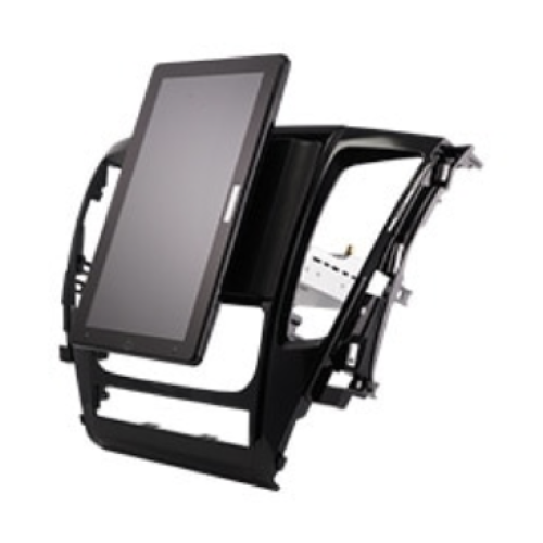 Штатная магнитола CarMedia OL-9567-RL TESLA (вертикально-поворотный экран) для Mitsubishi Pajero Sport III, L200 V 2015-2021 на Android 10.0