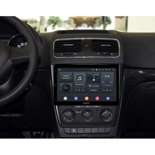 Штатная магнитола CarMedia OL-1919-RL TESLA (вертикально-поворотный экран) для Skoda Yeti I 2009-2017 на Android 10.0