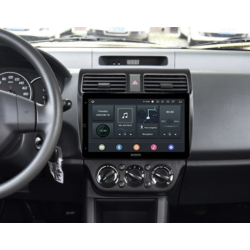 Штатная магнитола CarMedia OL-1622-RL TESLA (вертикально-поворотный экран) для Suzuki Swift III 2004-2010 на Android 10.0