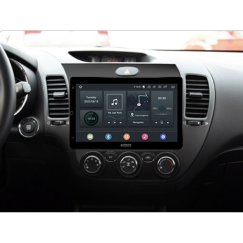Штатная магнитола CarMedia OL-9732-RL TESLA (вертикально-поворотный экран) для Kia Cerato III 2013-2017 на Android 10.0