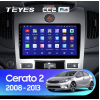 Штатная магнитола Teyes CC2 Plus 3/32 ГБ для Kia Cerato II 2009-2013 для авто с климатом на Android 10.0