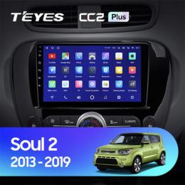 Штатная магнитола Teyes CC2 Plus 6/128 для KIA Soul II 2013-2019 на Android 10.0