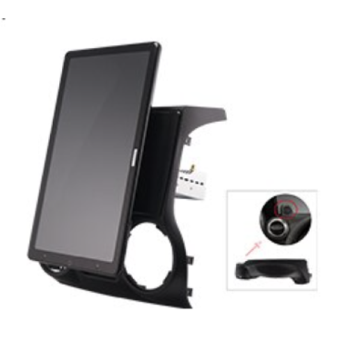 Штатная магнитола CarMedia OL-1258-1-RLX TESLA (вертикально-поворотный экран) для JEEP Wrangler 2007-2017 на Android 10.0