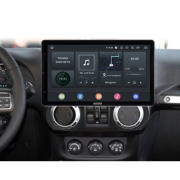 CarMedia OL-1258-1-RLX TESLA (вертикально-поворотный экран) для JEEP Wrangler 2007-2017 на Android 10.0