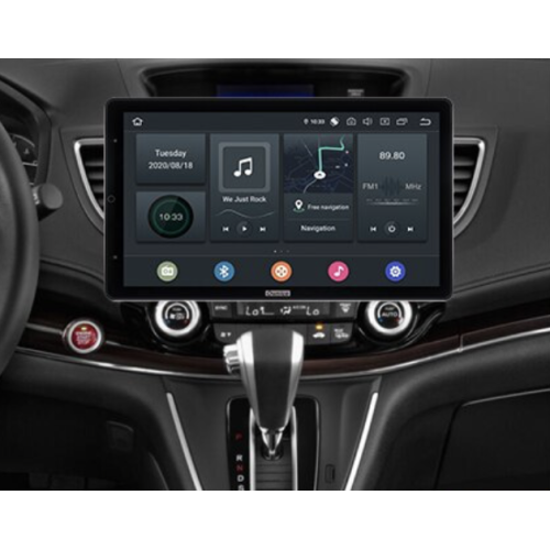 Штатная магнитола CarMedia OL-1641-RLX TESLA (вертикально-поворотный экран) для Honda CR-V IV 2012-2016 на Android 10.0