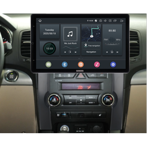 Штатная магнитола CarMedia OL-1748-RLX TESLA (вертикально-поворотный экран) для Kia Sorento II 2009-2012 на Android 10.0