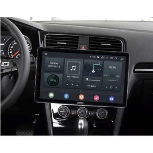 Штатная магнитола CarMedia OL-1907-RLX TESLA (вертикально-поворотный экран) для Volkswagen GOLF 7 2013-2019 на Android 10.0