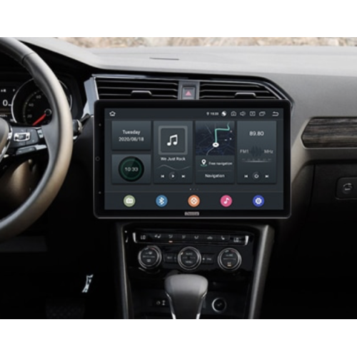 Штатная магнитола CarMedia OL-1913-RLX TESLA (вертикально-поворотный экран) для Volkswagen Tiguan 2016-2022 на Android 10.0