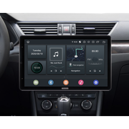 CarMedia OL-1917-RLX TESLA (вертикально-поворотный экран) для Skoda Superb III 2015-2024 на Android 10.0