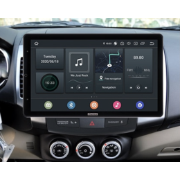 CarMedia OL-9636-RLX TESLA (вертикально-поворотный экран) для Peugeot 4007 2007-2012 на Android 10.0