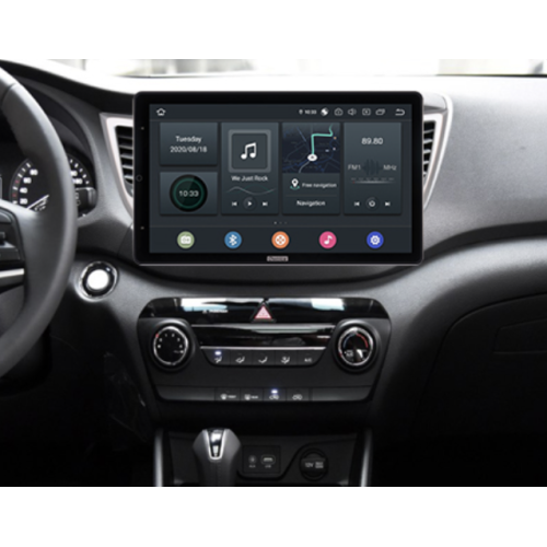 Штатная магнитола CarMedia OL-9705-RLX TESLA (вертикально-поворотный экран) для Hyundai Tucson III 2015-2018 на Android 10.0