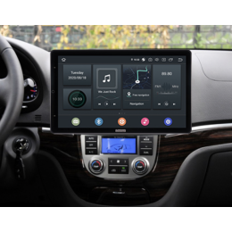 CarMedia OL-9717-RLX TESLA (вертикально-поворотный экран) для Hyundai Santa Fe II 2005-2012 на Android 10.0