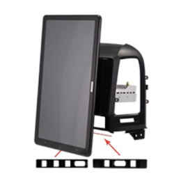 CarMedia OL-9717-RLX TESLA (вертикально-поворотный экран) для Hyundai Santa Fe II 2005-2012 на Android 10.0