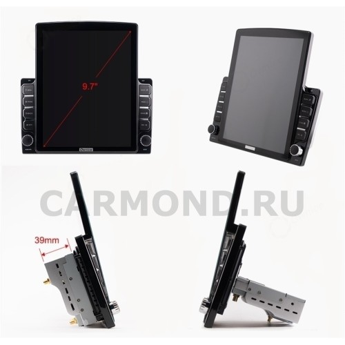 Штатная магнитола CarMedia OL-9638-HL TESLA для Mitsubishi Pajero Sport III 2015-2021 на Android 10.0