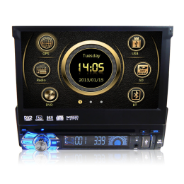 CarMedia KR-7123-T8 Универсальная магнитола 1 DIN на Android 9.0
