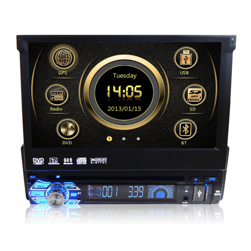 Штатная магнитола CarMedia KR-7123-T8 Универсальная магнитола 1 DIN на Android 9.0